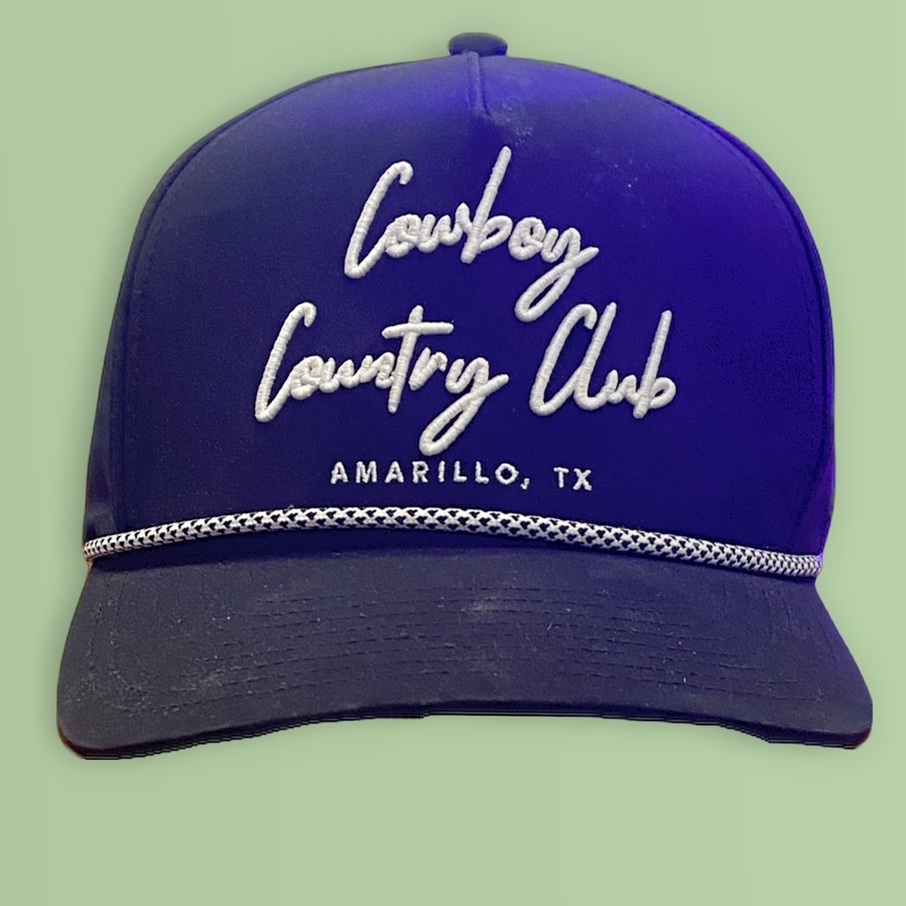 Cowboy Country Club Men’s black rope hat